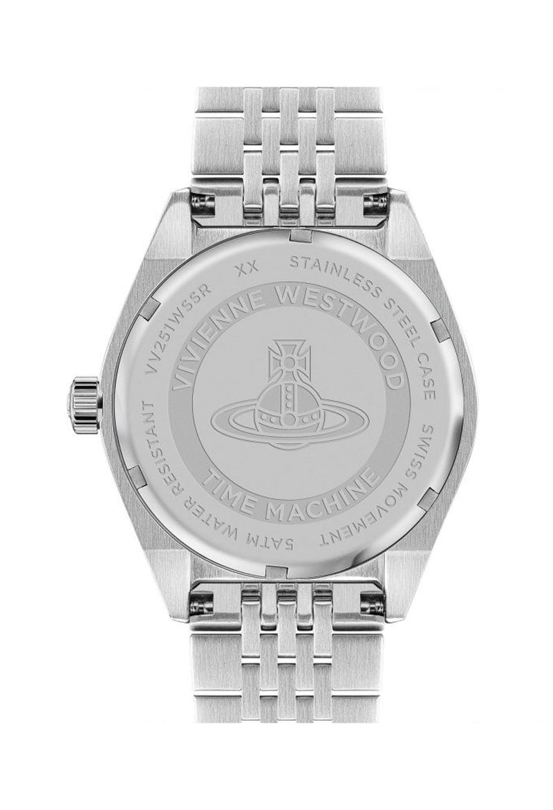 Vivienne Westwood Ladies Lady Sydenham Silver Dial Bracelet Watch Stainless Steel