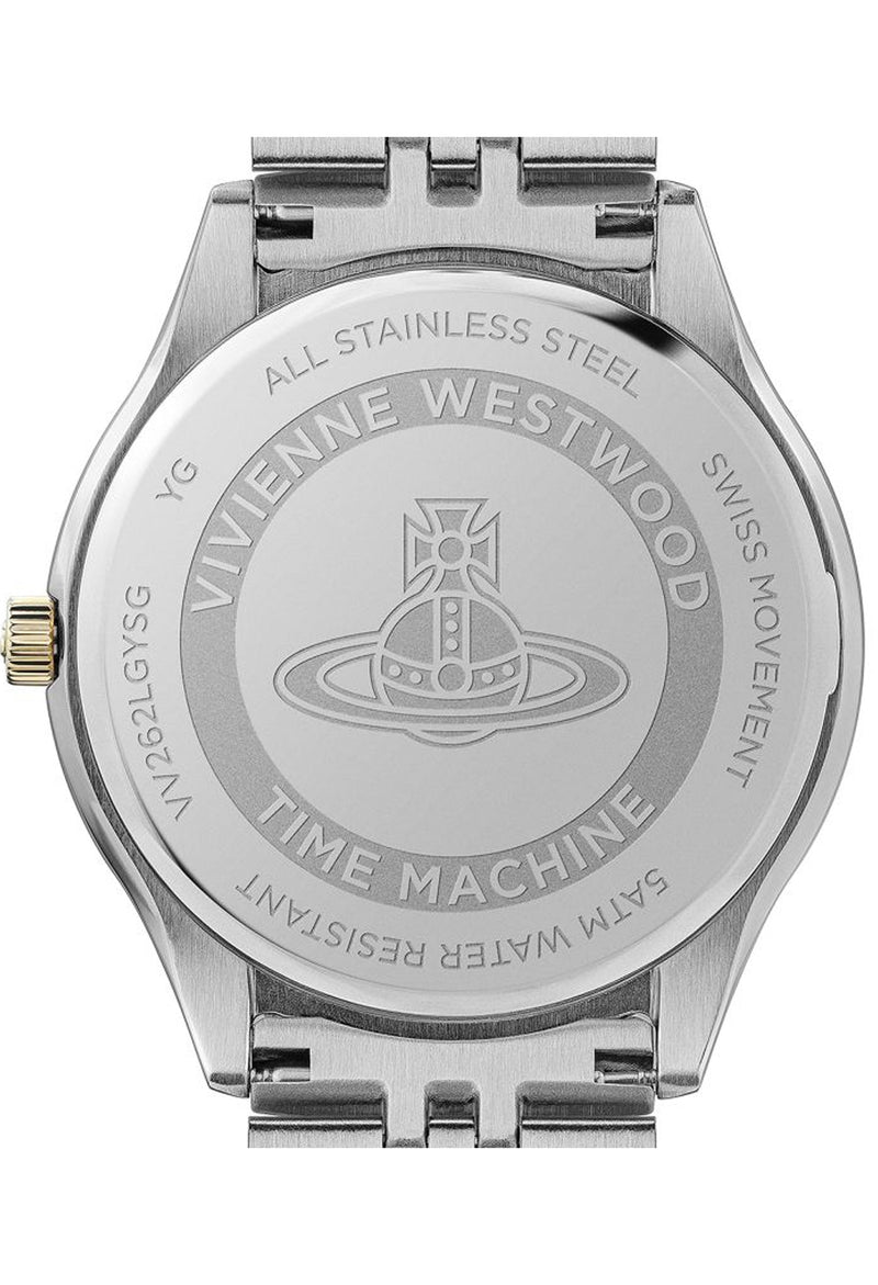 Vivienne Westwood Ladies Camberwell Burgundy Dial Bracelet Watch Stainless Steel GP