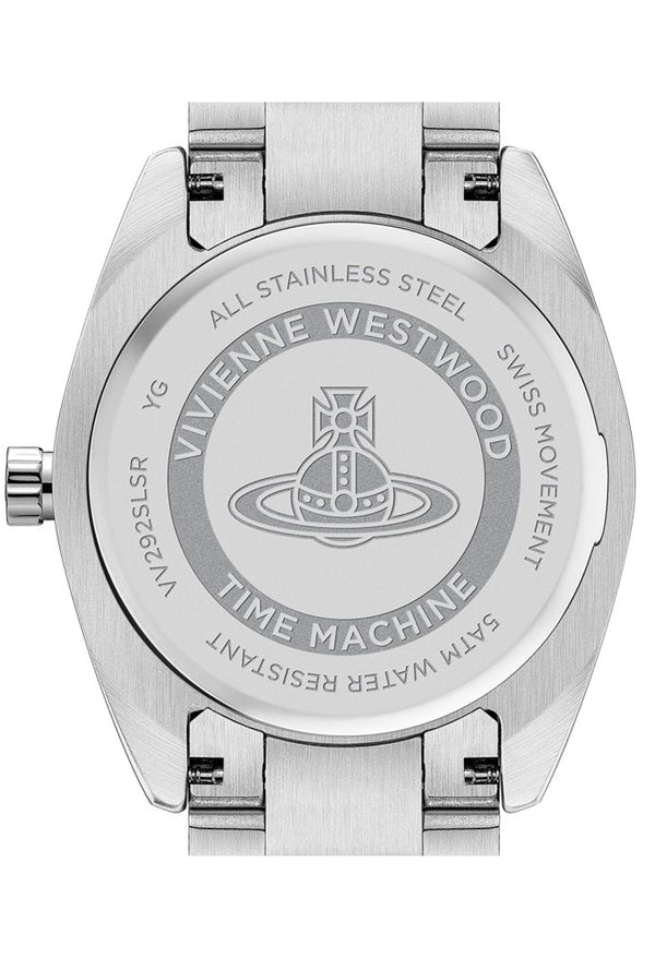 Vivienne Westwood Ladies Fenchurch Silver Dial Bracelet Watch Stainless Steel RGP