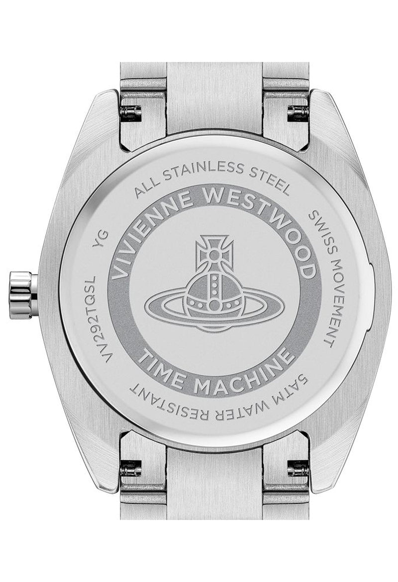 Vivienne Westwood Ladies Fenchurch Teal Dial Bracelet Watch Stainless Steel