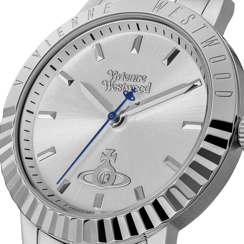 Vivienne Westwood Ladies Dulwich Silver Dial Stainless Steel