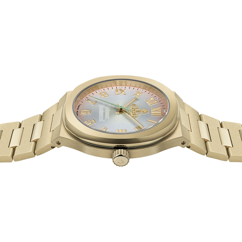 Vivienne Westwood Merton Watch Pink Ombre Gold Plated