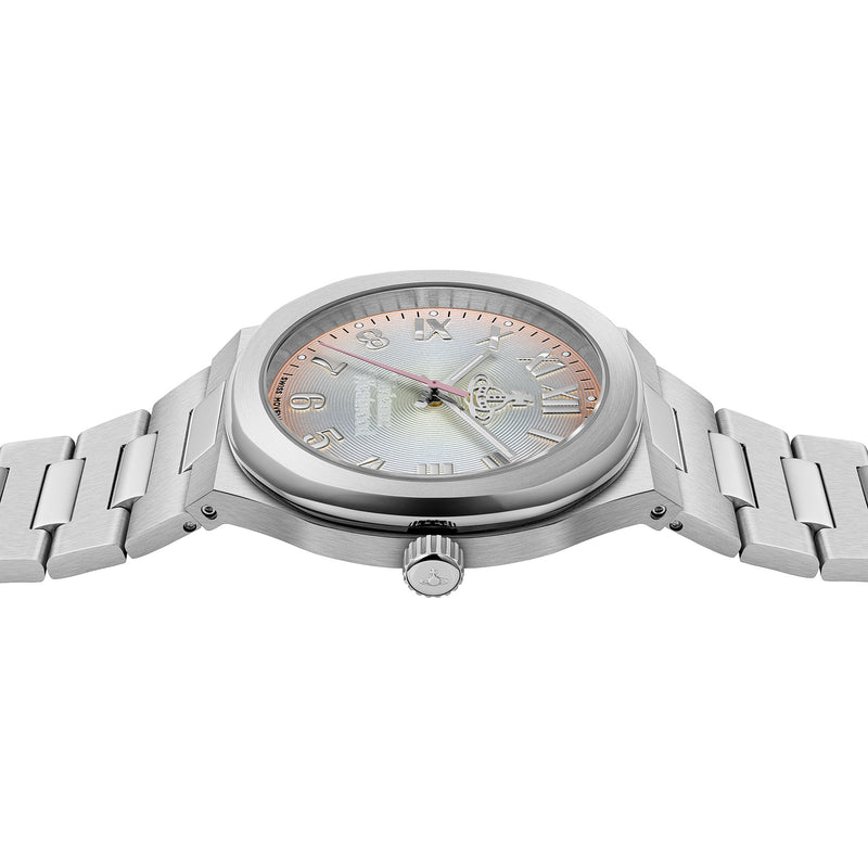 Vivienne Westwood Merton Watch Pink Silver Green Ombre Dial