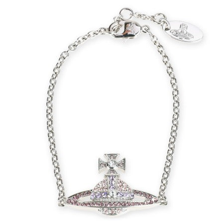Vivienne Westwood Vintage Rose, Violet, Light Amethyst Kika Bracelet Platinum Plated
