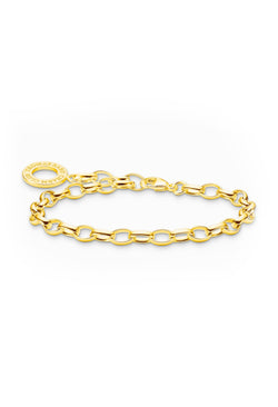 Thomas Sabo Classic Charm Bracelet in Silver Gold Plated