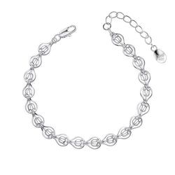 Laura Ashley Tulip Chain Bracelet Silver Plated by Laura Ashley