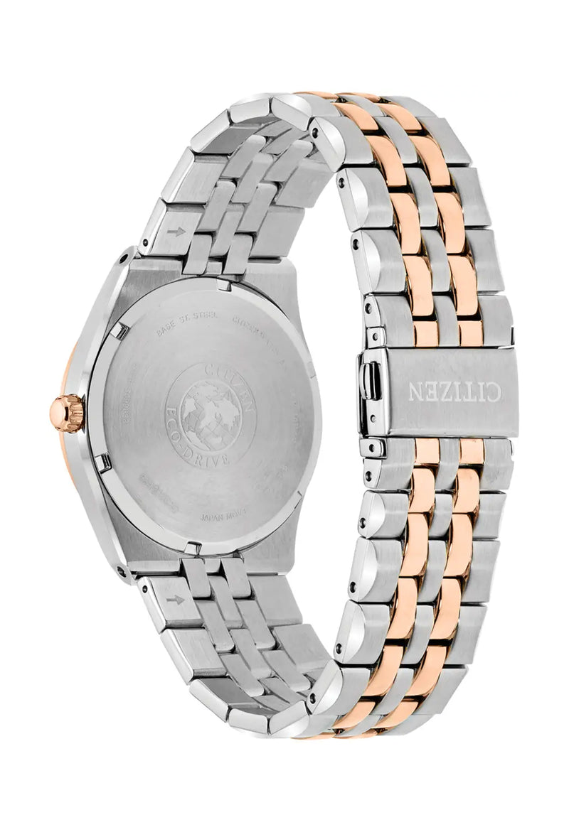 Citizen Gents Eco-Drive Black Dial Date Bracelet Watch