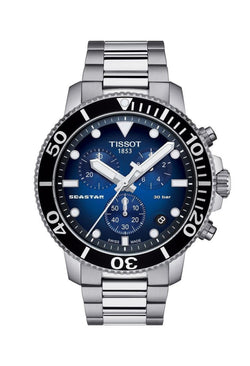 Tissot Seastar Diver Watch Precision Timepiece - Main Image