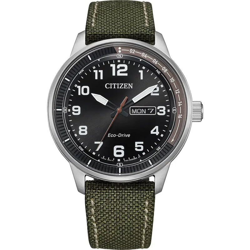 Citizen Mens Weekender Eco-Drive Black Dial Strap Watch BM8590-10E