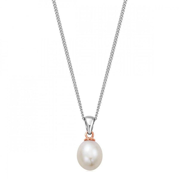 Clogau Sterling Silver Natures Wonder Beachcomber Necklace With Pearl 3SBCH0663