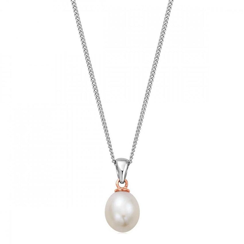 Clogau Sterling Silver Natures Wonder Beachcomber Necklace With Pearl 3SBCH0663