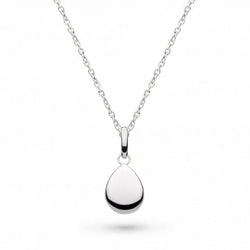 Kit Heath Coast Pebble Droplet Necklace in Silver