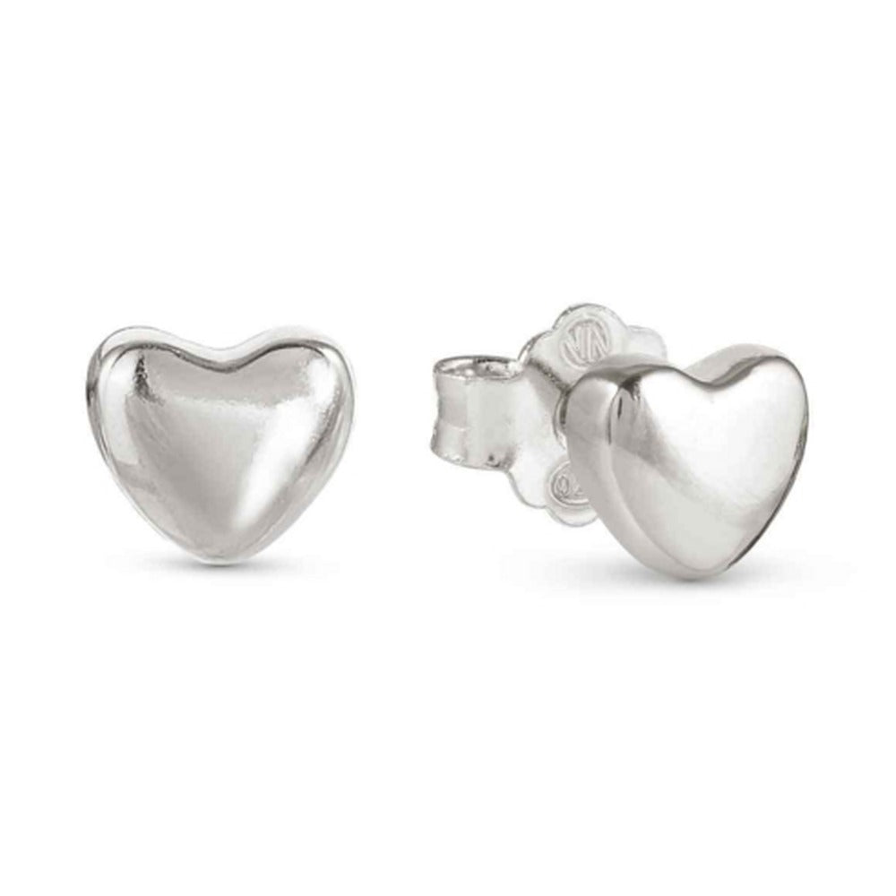 Nomination Armonica Heart Stud Earrings Silver