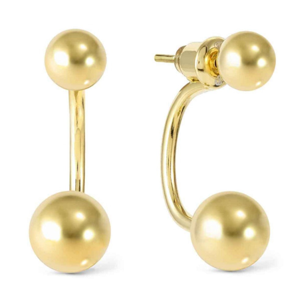 Nomination Fashion Era Ball Earring Jackets 925 Silver Gold Plated