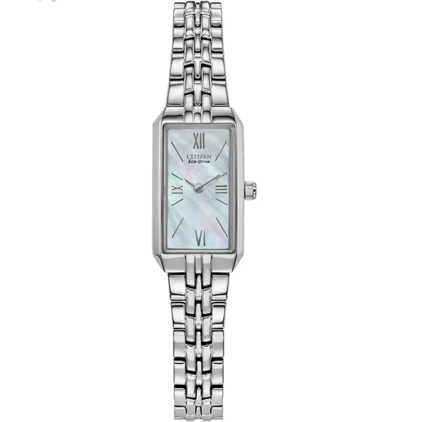 Citizen Ladies Steel Silhouette MOP Dial Bracelet Watch EG2691-57D
