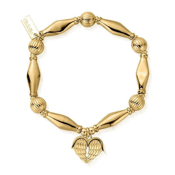ChloBo Gold Heavenly Heart Bracelet