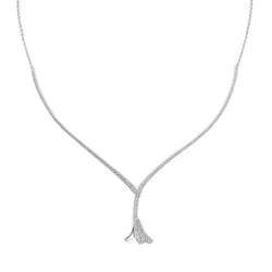 Laura Ashley Floribunda Necklace Silver Plated by Laura Ashley