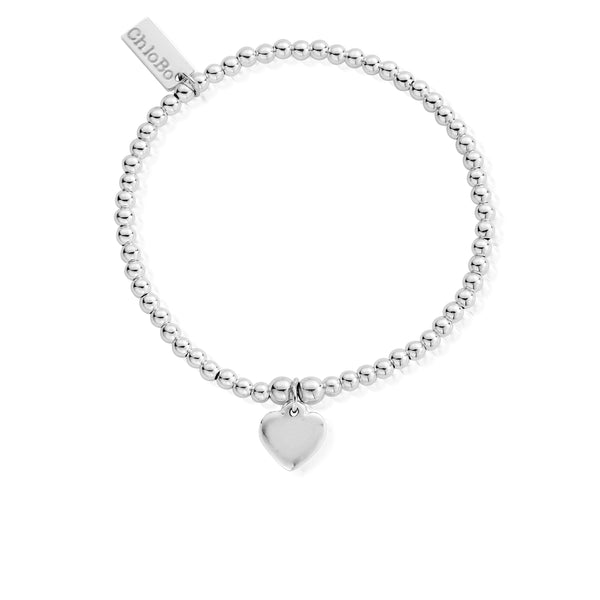 ChloBo CC Heart Bracelet in Silver