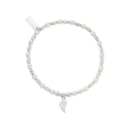 The ChloBo Forever and Aways bracelet, a white pearl and sterling silver bracelet from ChloBo, available at OD’s Jewellers in St Helens