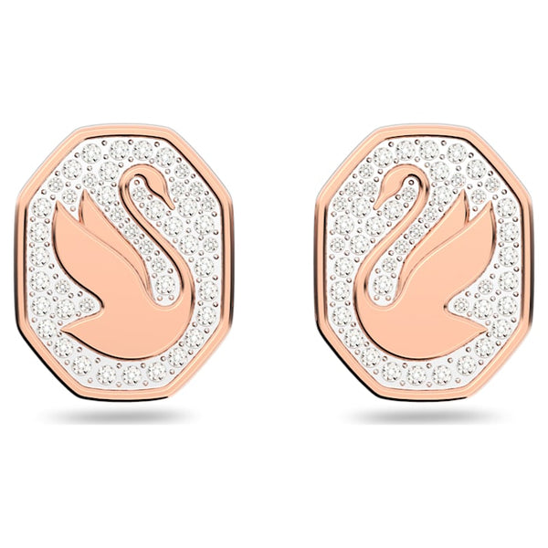 Swarovski Signum Swan Stud Earrings *