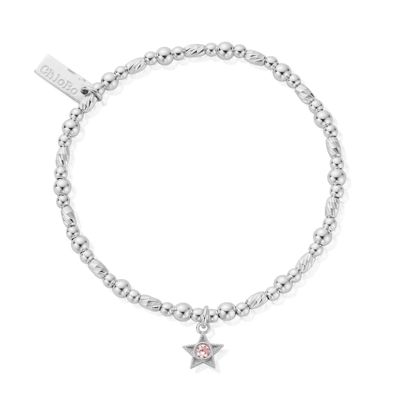 The ChloBo October Birthstone Bracelet, a silver sterling bracelet from ChloBo, available at OD’s Jewellers in St Helens.