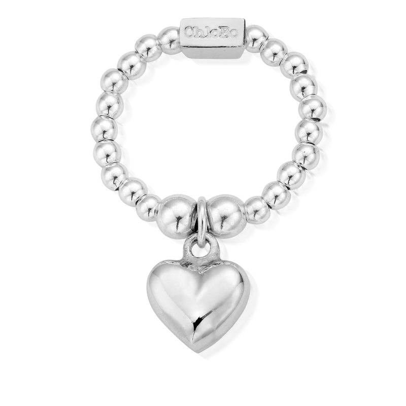 ChloBo Mini Puffed Heart Ring