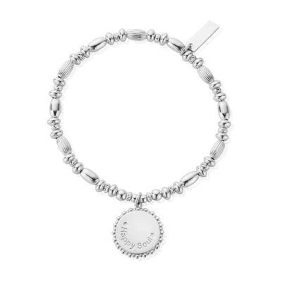 ChloBo Limited Edition, 20 Year Anniversary, Happy Soul Bracelet. Sterling Silver.