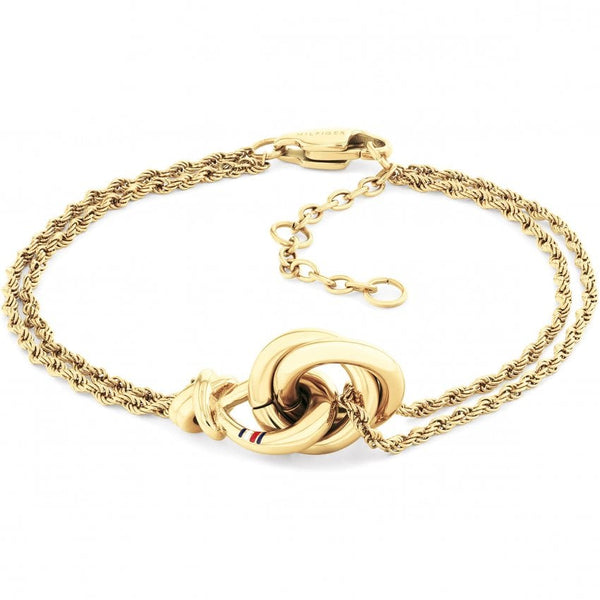 Tommy Hilfiger Gold Plated Nautical Knot Bracelet 2780991