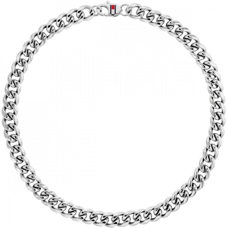 Tommy Hilfiger Mens Wild Heavy Curb Necklace Stainless Steel OD s Jewellers
