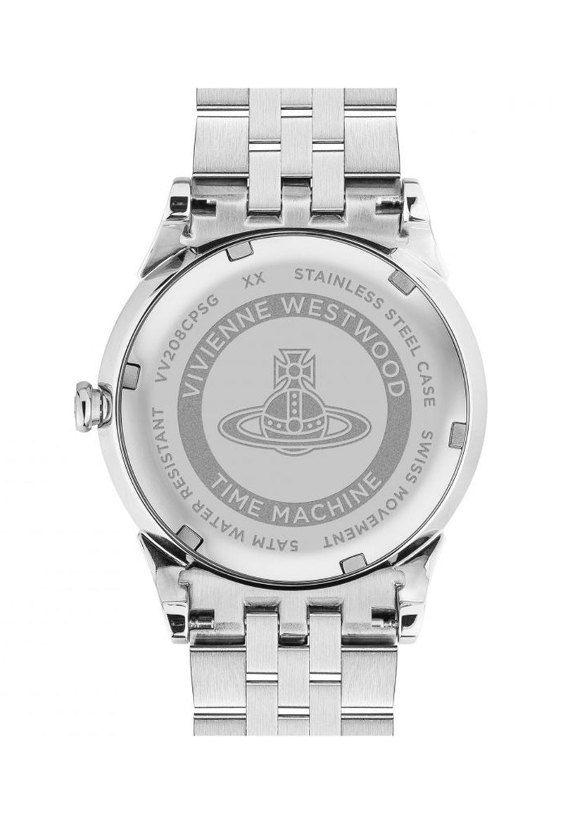 The Vivienne Westwood Ladies Wallace gold dial bracelet watch, a gold plated stainless steel watch from Vivienne Westwood, available at OD’s Jewellers in St Helens.