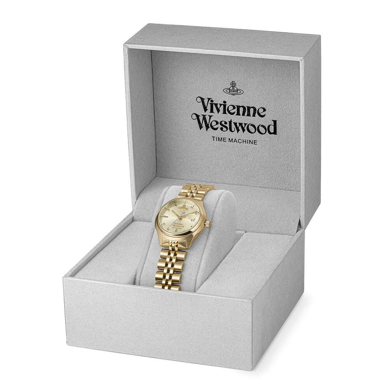 Vivienne Westwood GP Little Camberwell Gold Dial Bracelet Watch VV311C
