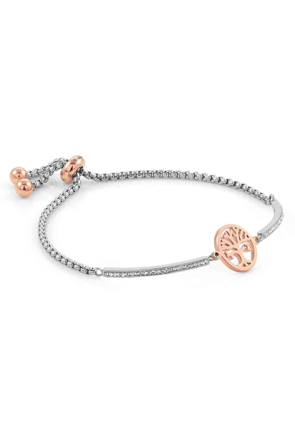 Nomination Milleluci Tree Of Life Bracelet Stainless Steel Rose Gold Plated PVD