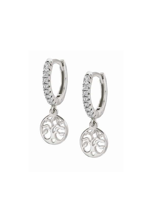 Nomination Chic & Charm Tree Of Life Earrings Silver