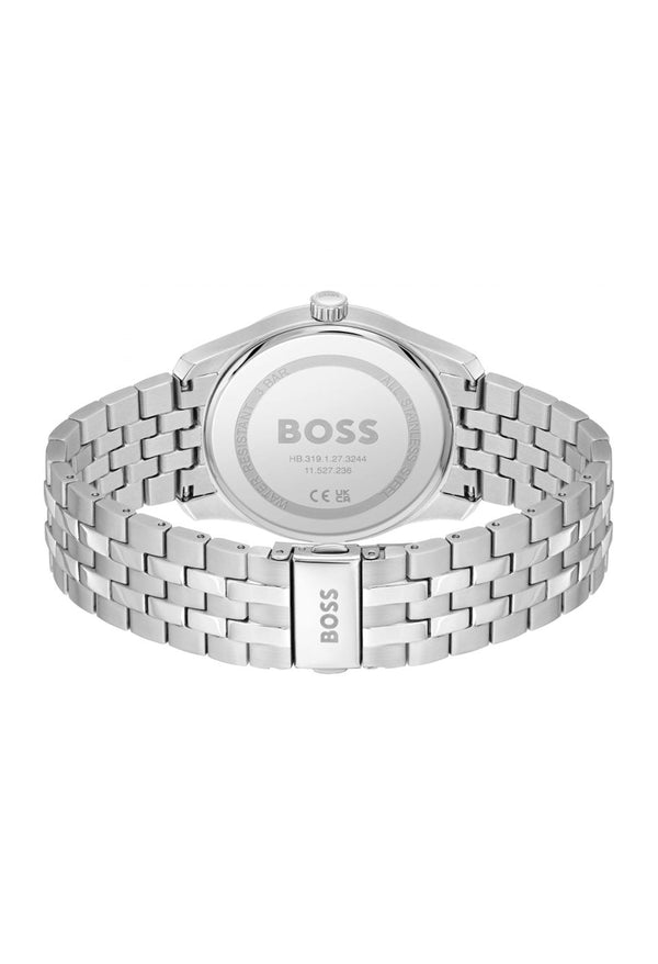 BOSS Gents Principle Black Dial Bracelet Stainless Steel Watch