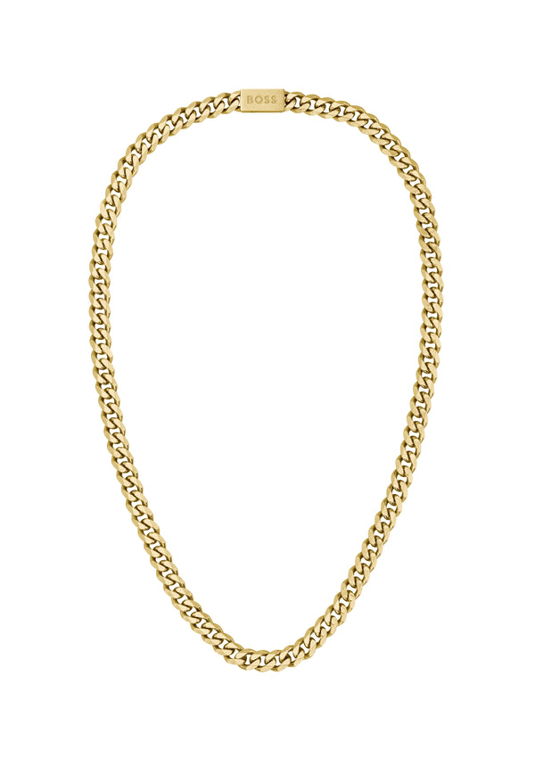 BOSS Chain For Him Necklace in Yellow Gold Plated