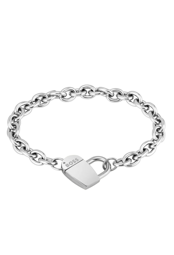 BOSS Dinya Heart Bracelet in Stainless Steel