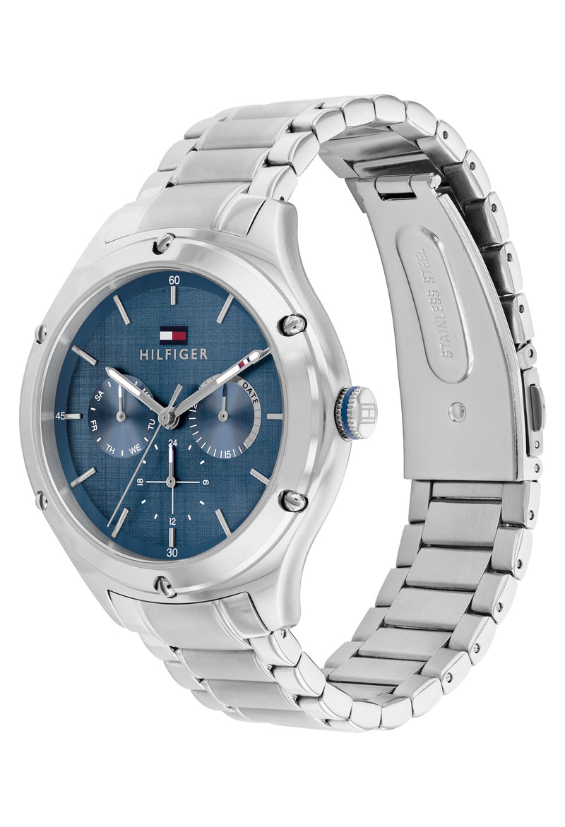 Tommy Hilfiger Unisex Lexi Ice Blue Dial Bracelet Watch Stainless Steel