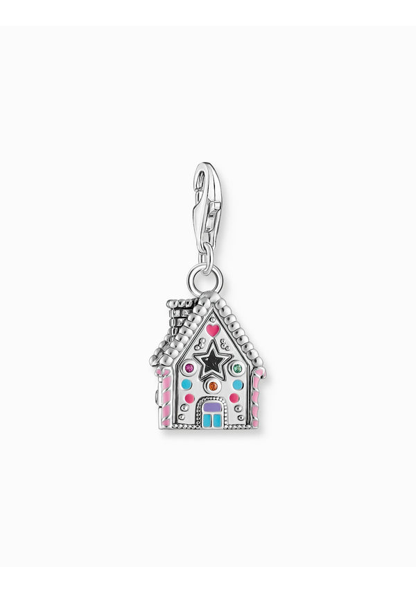 Thomas Sabo Gingerbread House Charm in Silver