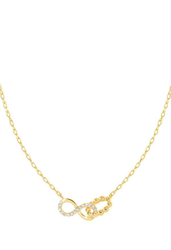 Nomination Lovecloud Mini Bead Hoop & Infinity Necklace Silver Gold Plated