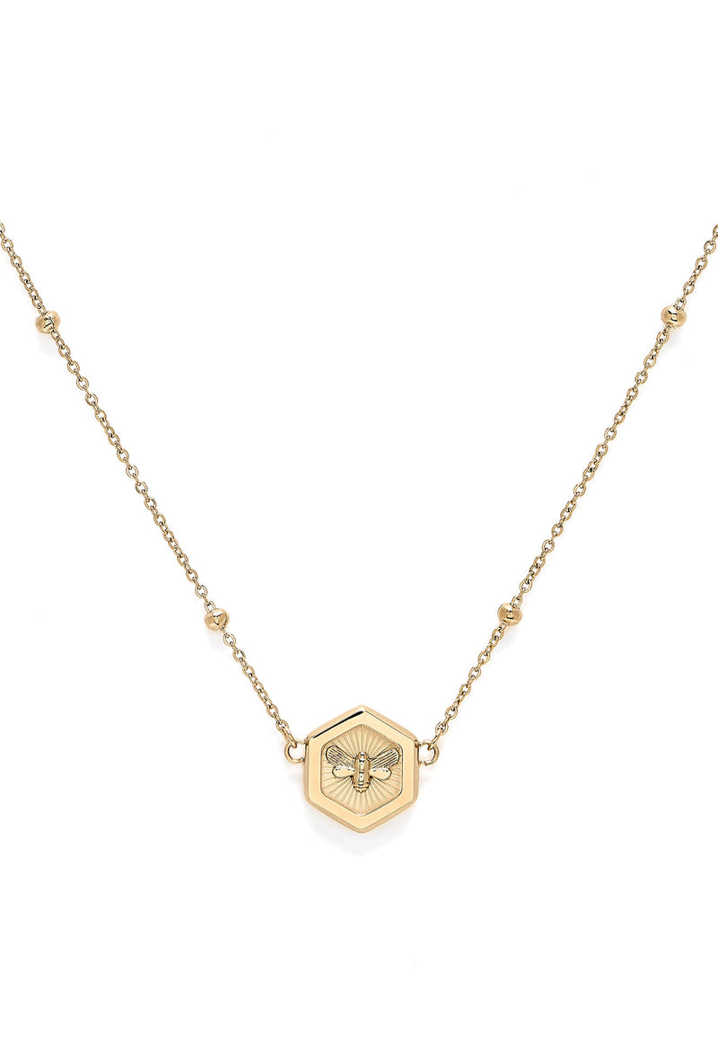 Olivia Burton Minima Bee Necklace Gold Plated