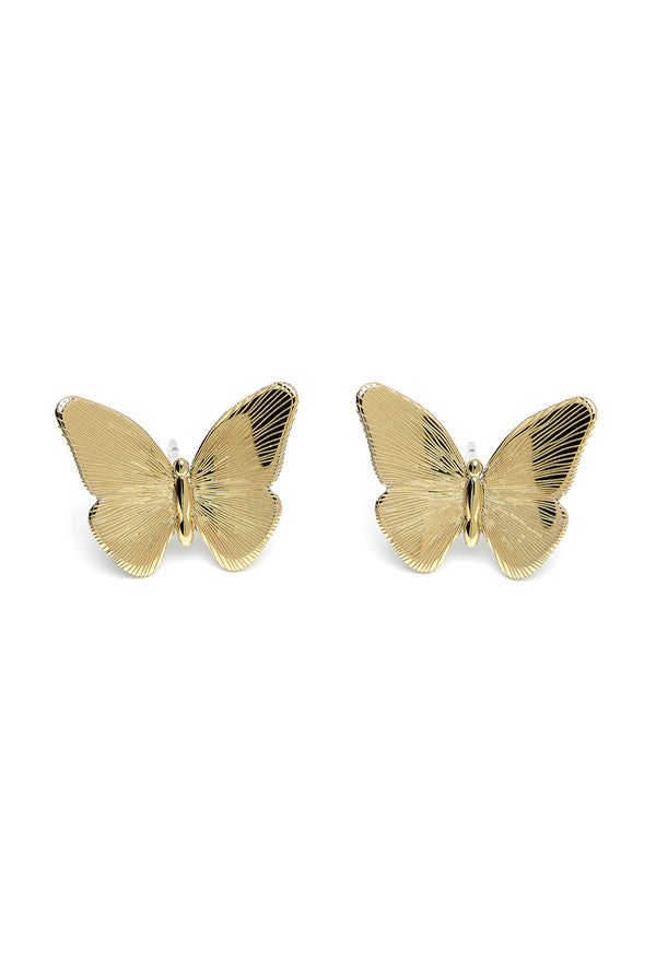 Olivia Burton Butterfly Stud Earrings Gold Plated *