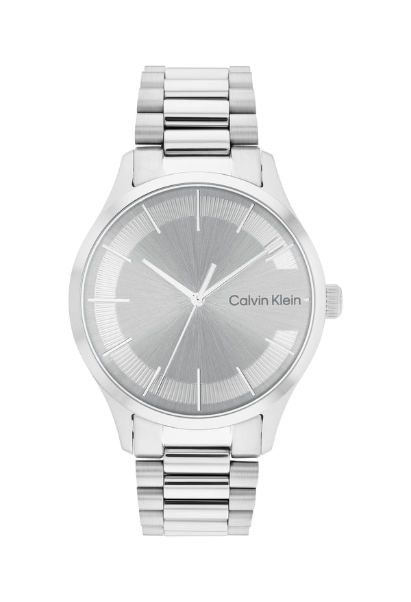 Calvin Klein Iconic Silver Dial 40mm Bracelet Watch