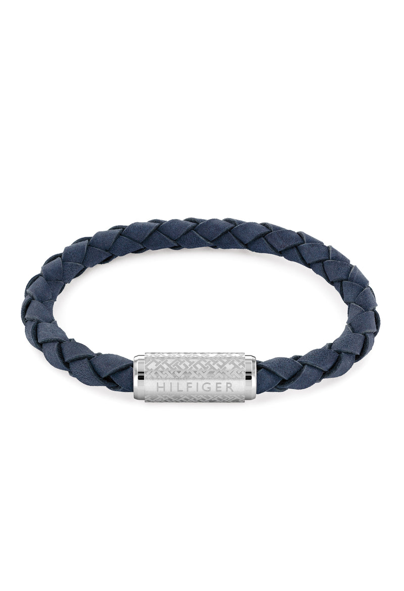 Tommy Hilfiger Gents Navy Explore The Braid Stainless Steel Bracelet