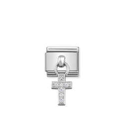 Nomination Composable Classic Link Charms Cross in Silver 925