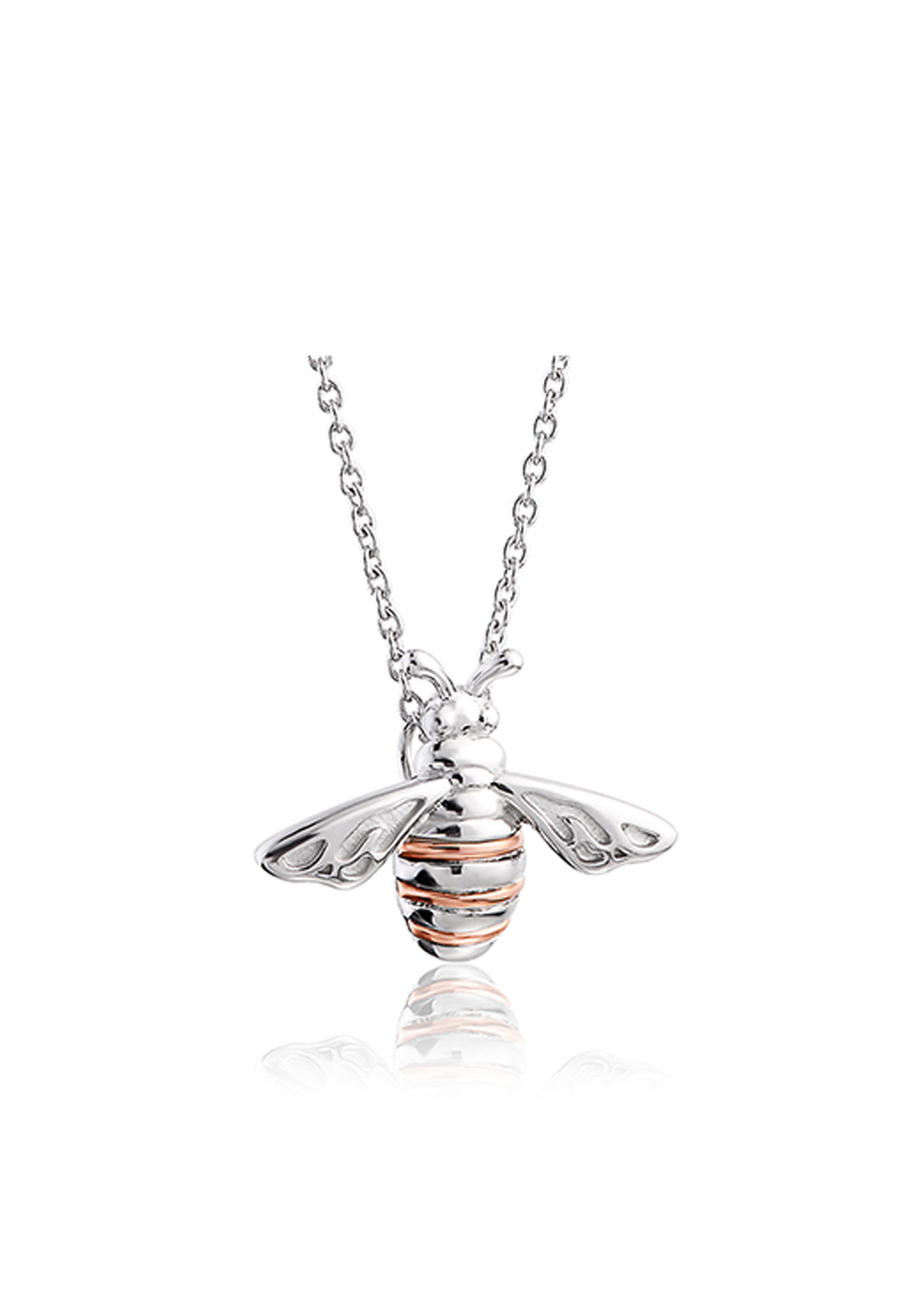 Clogau Natures Wonder Honey Bee Pendant In Sterling Silver