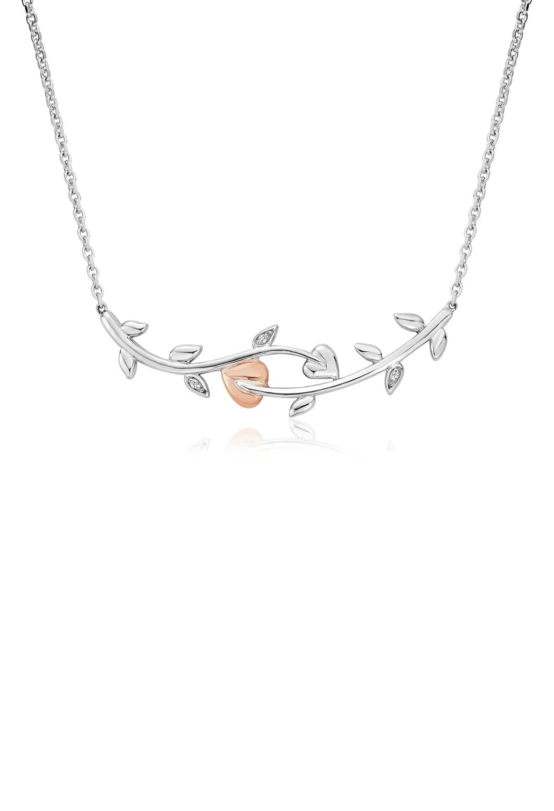 Clogau Vine Of Life Necklace in Silver