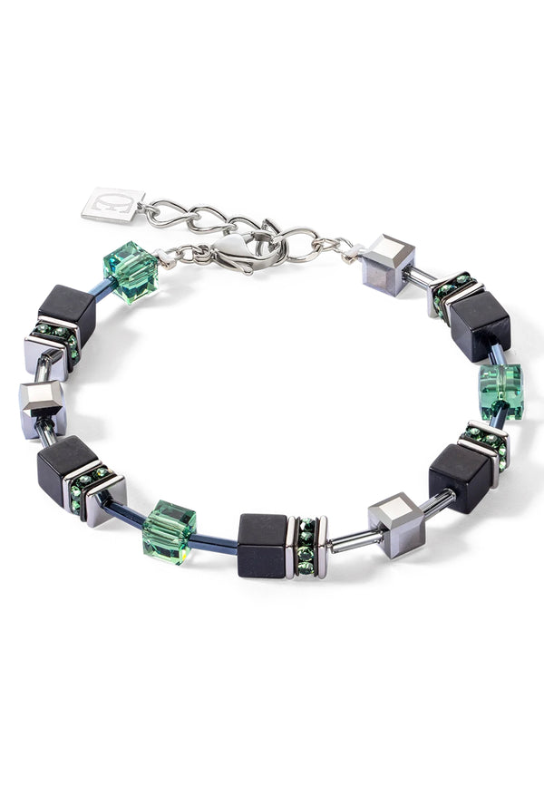 Coeur De Lion Sage Geo Cube Bracelet