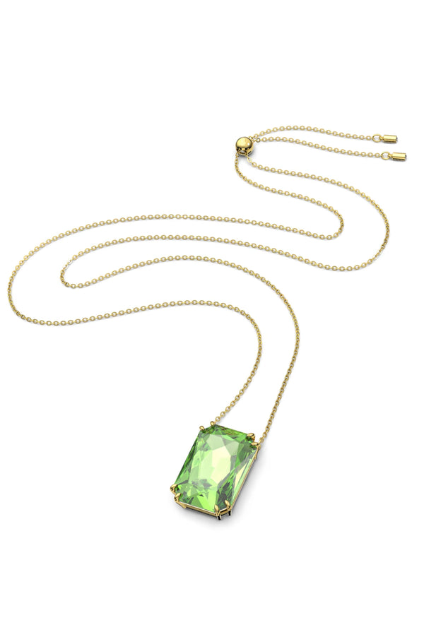Swarovski Millenia: Green Octagon Cut Pendant