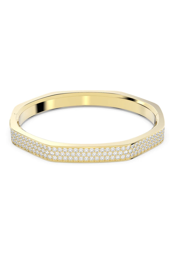 Swarovski Dextera Octagon Shape Bangle Gold Plated