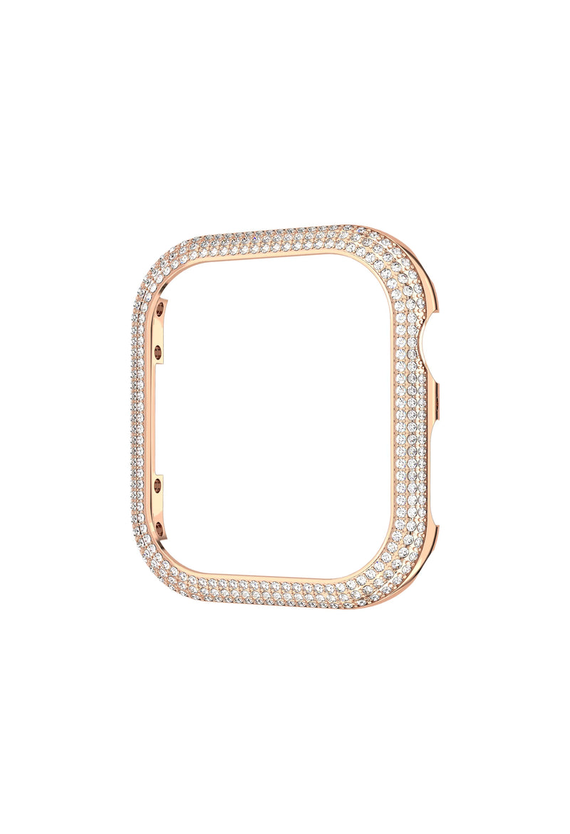 The Swarovski Sparkling 41mm Rose Gold Plated Apple Watch Case, a rose gold plated uncategorized from Swarovski, OD’s Jewellers, St Helens.